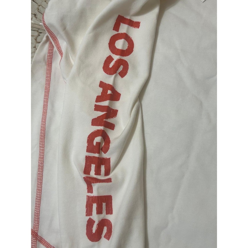 Adidas Repair Shop Men S White New Los Angeles California Repair Shop Graphic LS - Picture 6 of 7